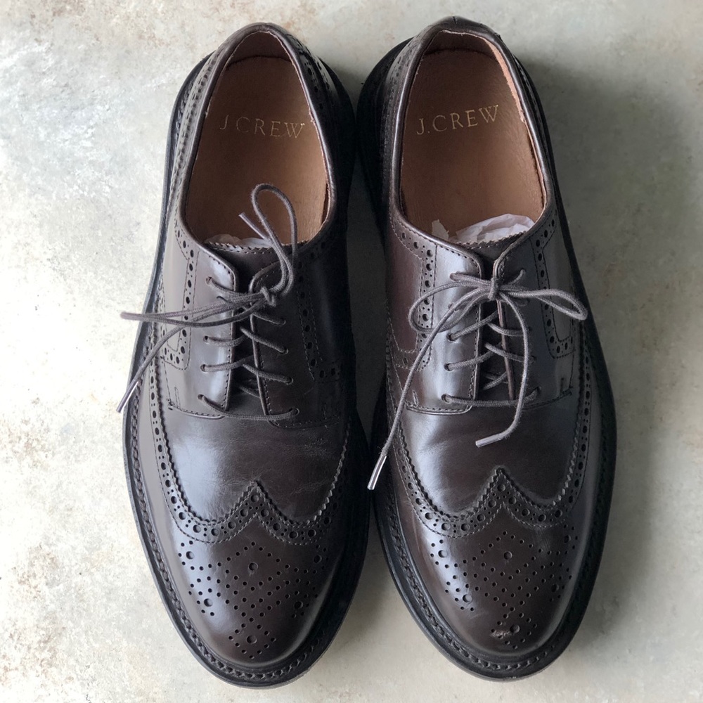 J CREW Preston Wing Tip Blucher